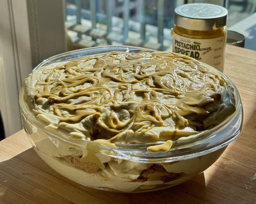 pistachio, tiramisu, italian, italian dessert, no-bake, cake