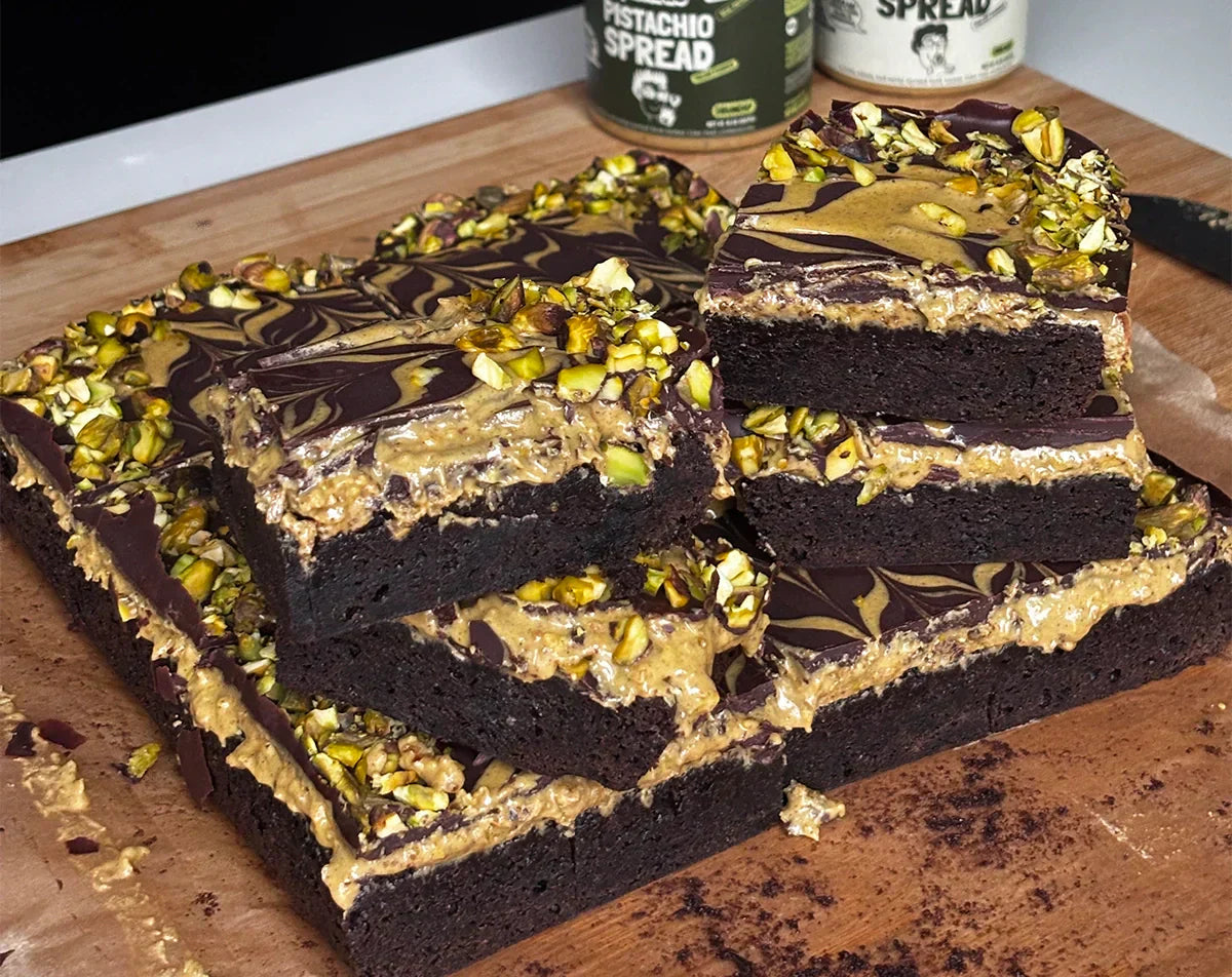 DUBAI CHOCOLATE INSPIRED BROWNIES