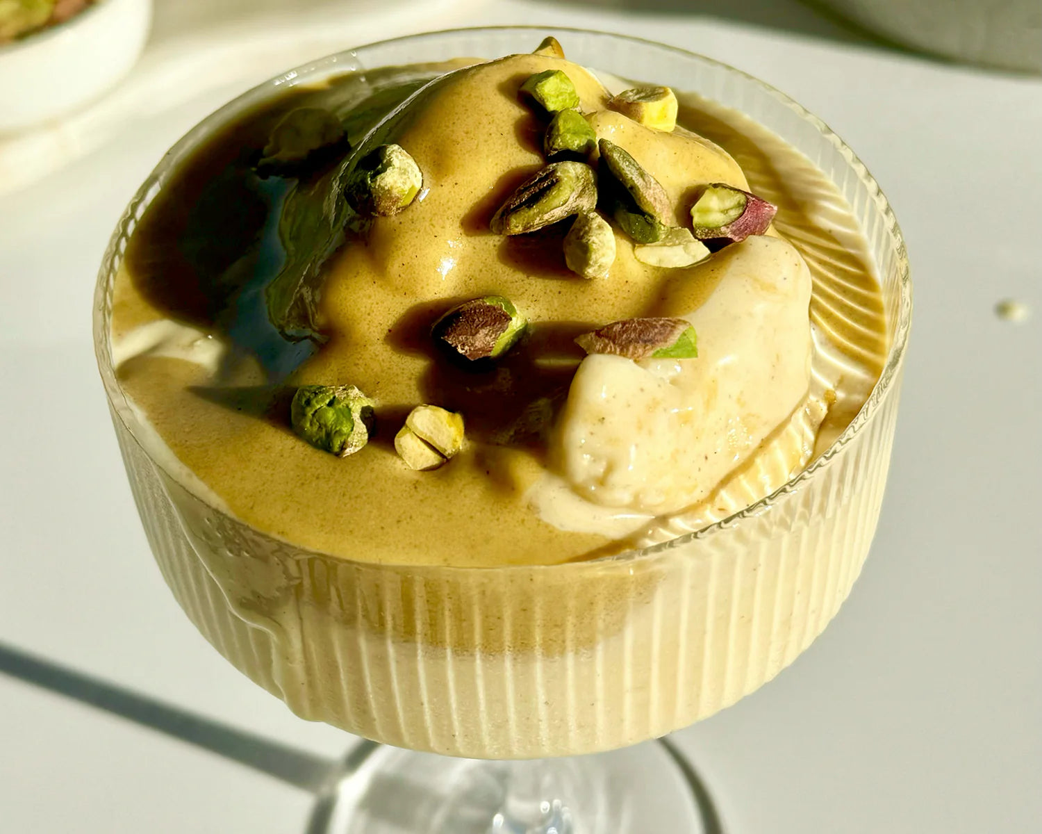 NO CHURN PISTACHIO ICE CREAM