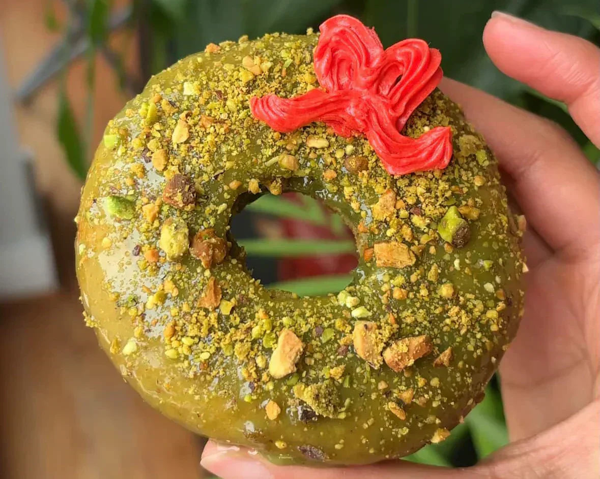 PISTACHIO DONUT WREATHS