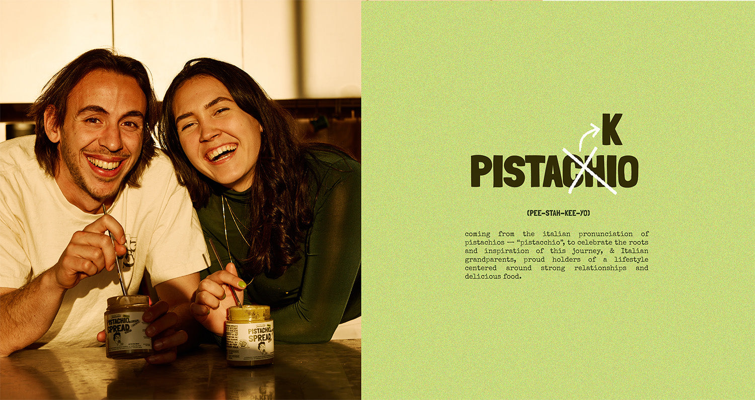 where pistakio comes from, how we started our pistachio journey