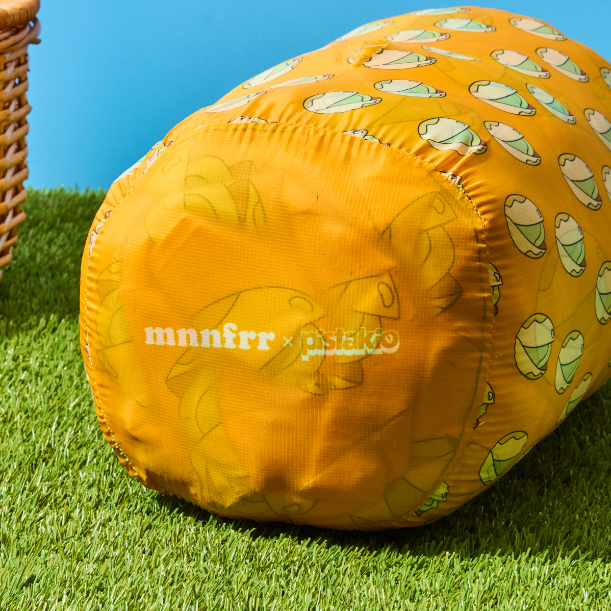 the Pistakio Puffy Picnic Blanket