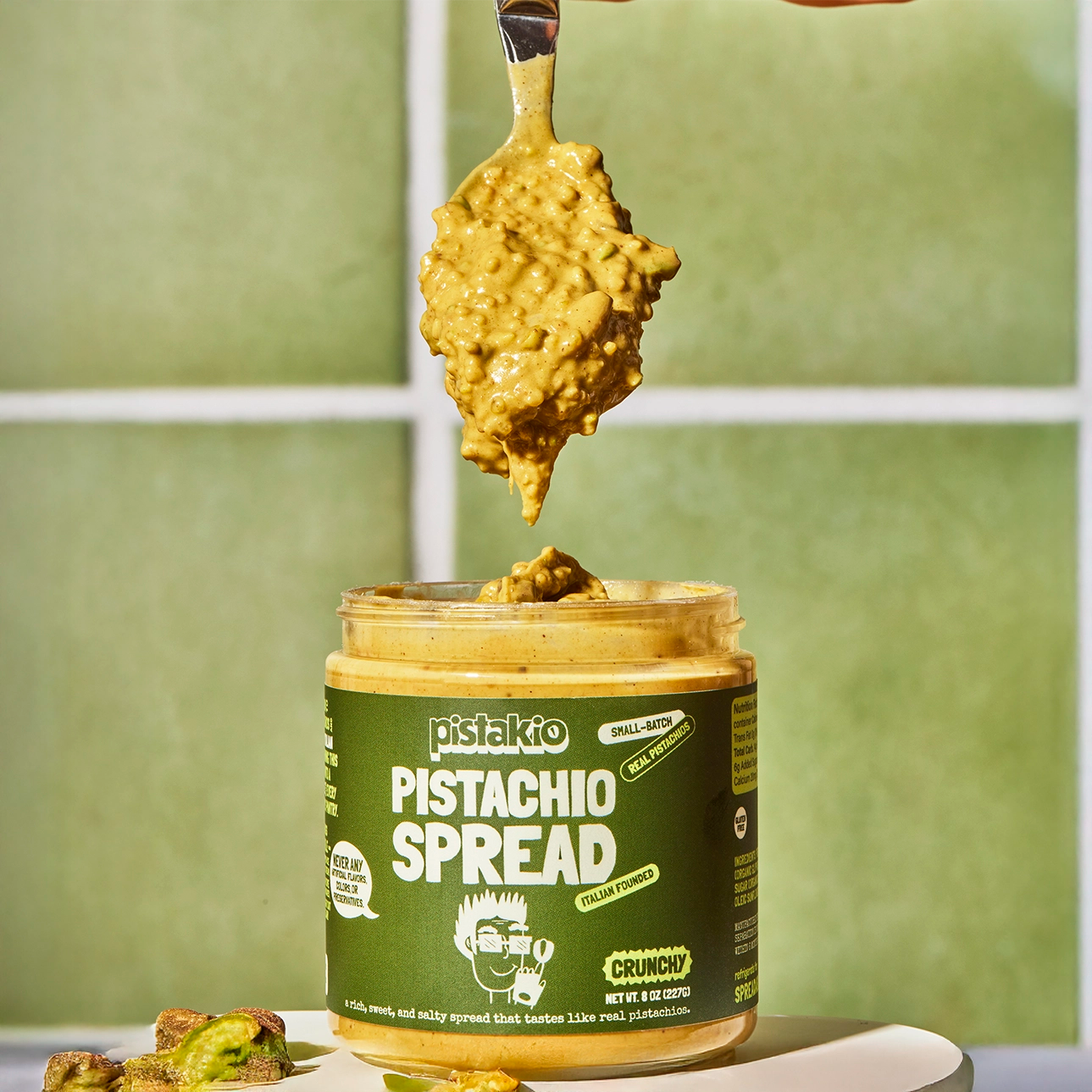 Crunchy Pistachio Spread