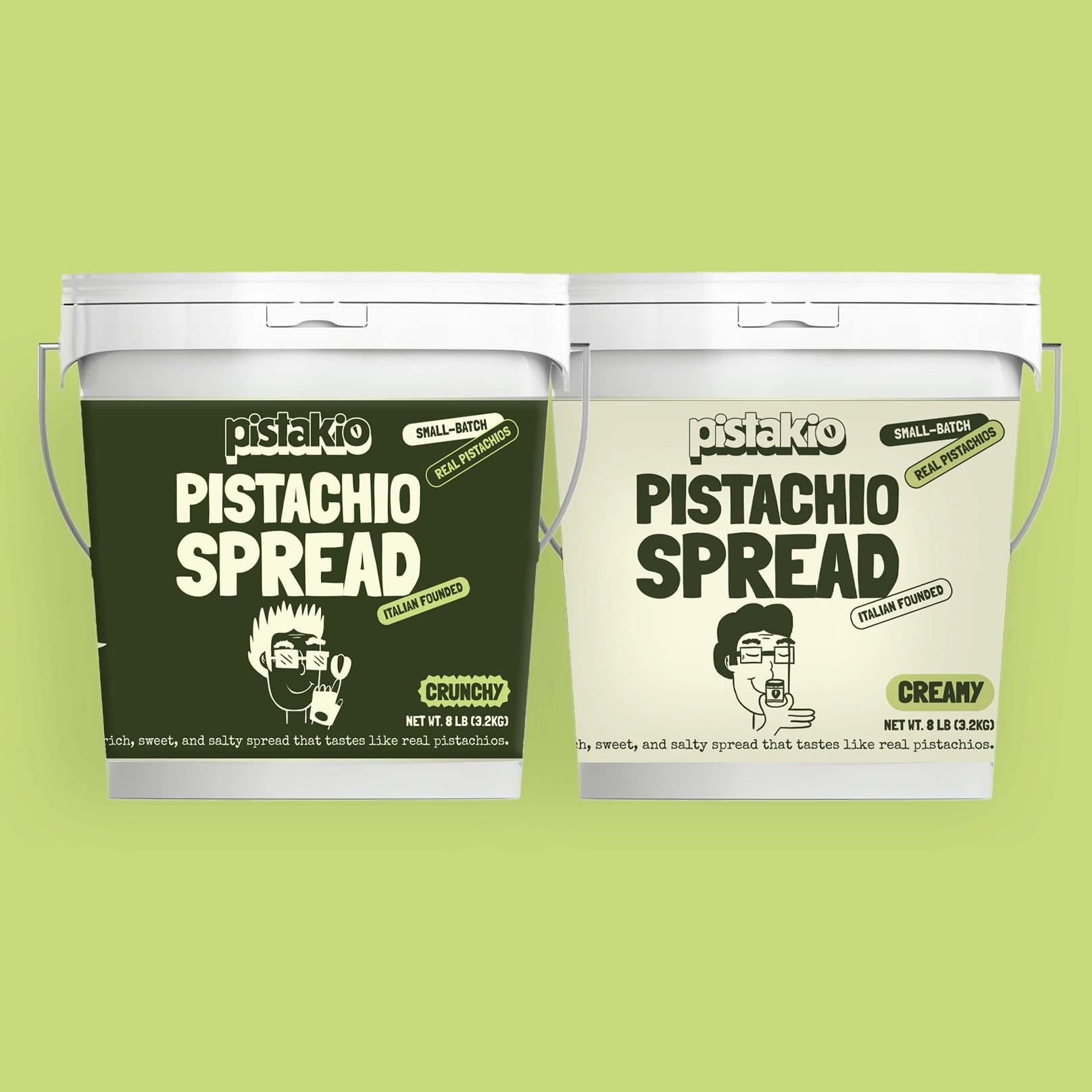 Pistachio Spreads - 8 lb Tub